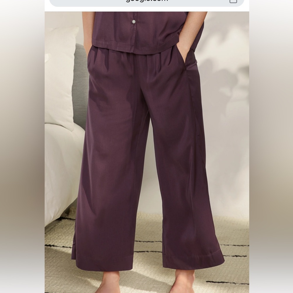 Navy Upwest (Express) Washable satin pants xl